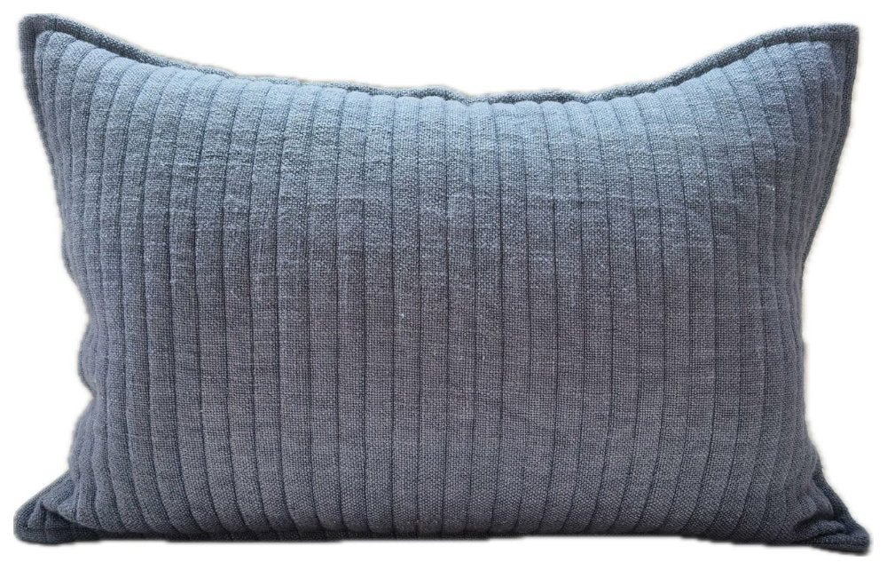 Rectangular Looma Blue Cushion