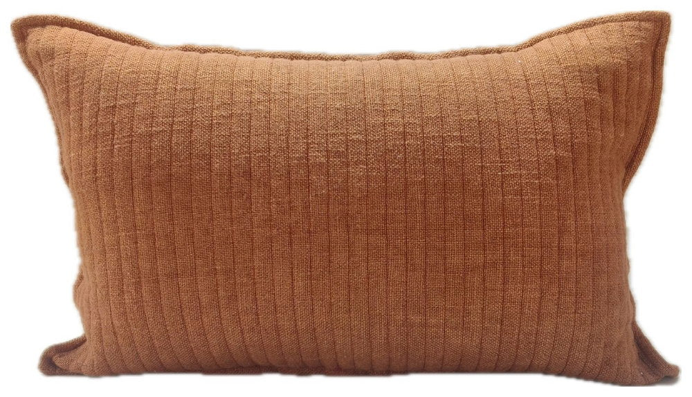 Rectangular Looma Rust Cushion