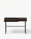 Royalcraft Indoor Furniture ROKA Dark Wood Geometric Console Table House of Isabella UK