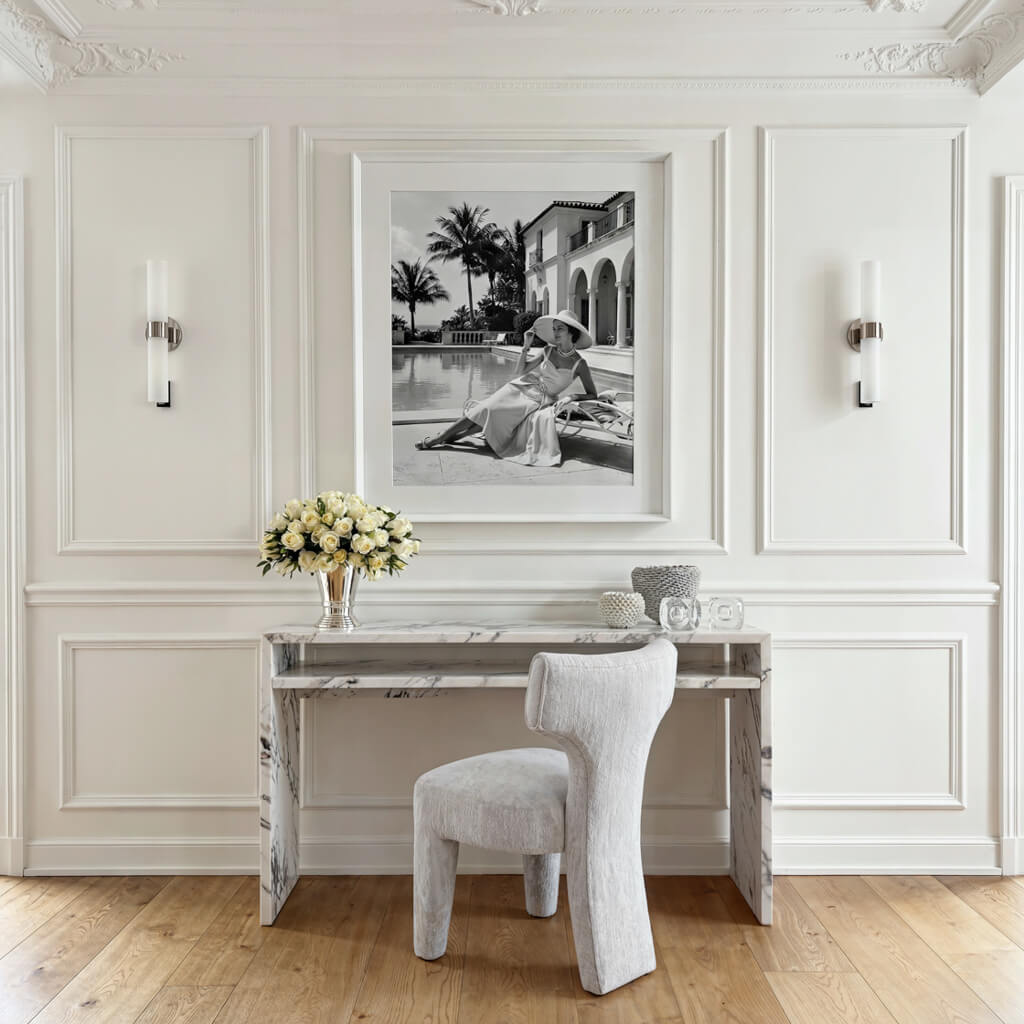 Raffles Calacatta Desk