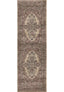 Raja Medallion Vintage Rug – Brown Heritage Elegance