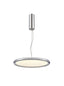 Roswell Polished Nickel 395mm LED Pendant