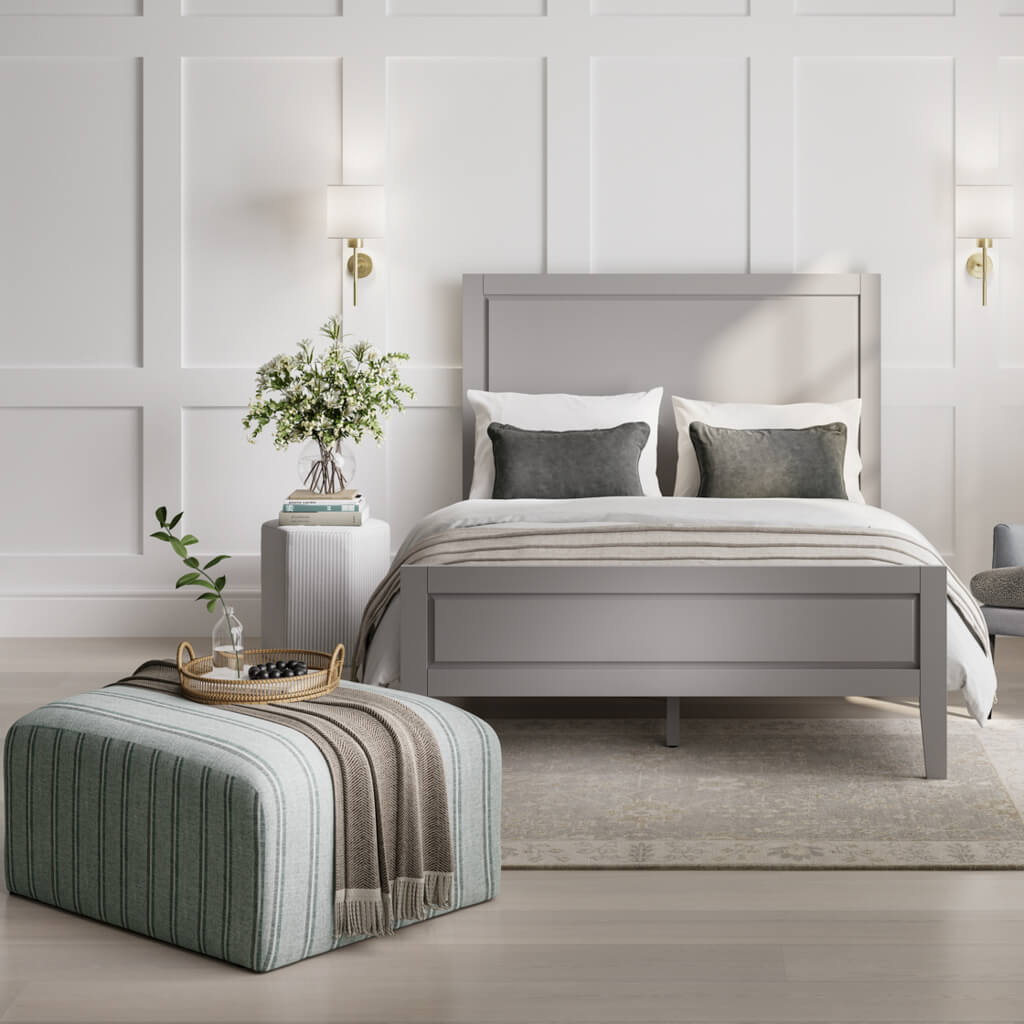 Ryder Thick Stripe Pouffe