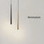 Light My House Sleek Drop Pendant Light - LED Integrated Adjustable Height Warm Light House of Isabella UK