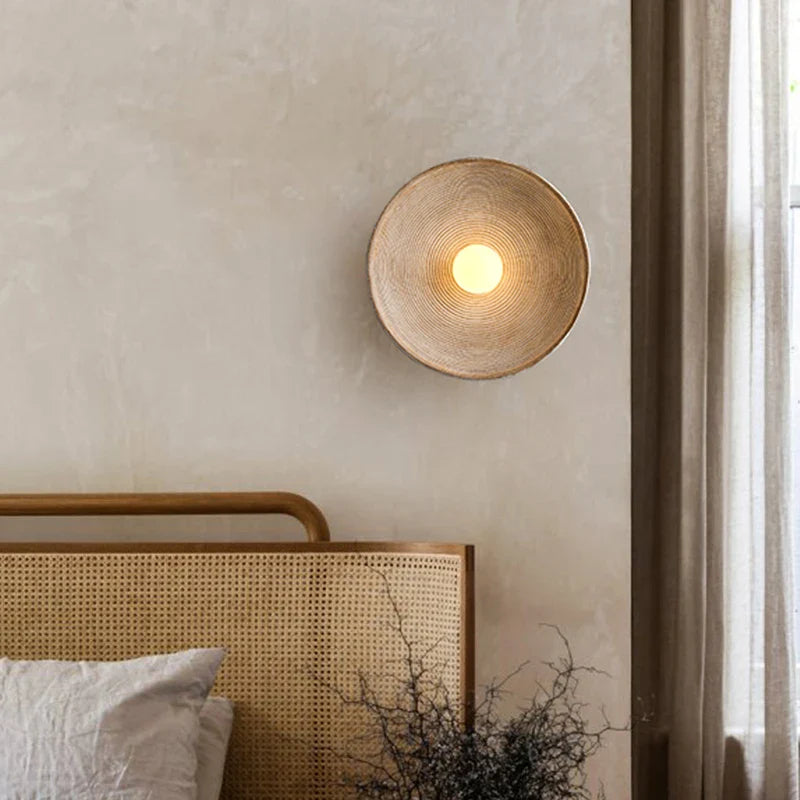 Desert Wall Lamp Scandi Style Warm White LED Light Bedroom.
