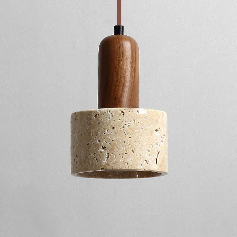 Light My House Travertine Pendant Light Beige Brown Kitchen Island Ceiling Light House of Isabella UK