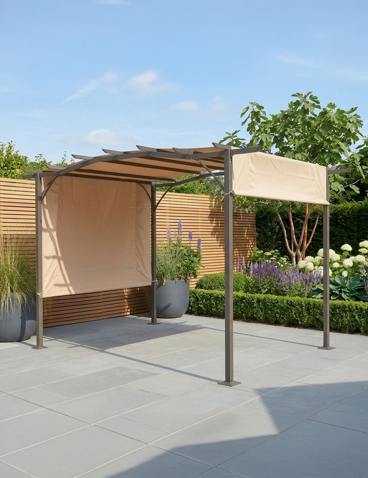 San Remo Pergola Gazebo - Mocha