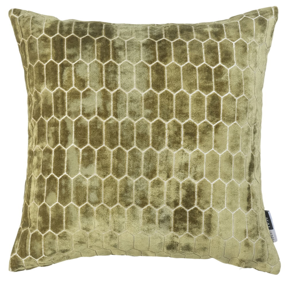 Small Albie Olive Cushion
