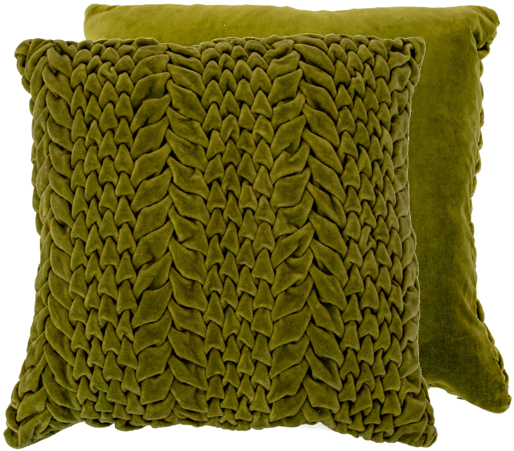 Dunand Olive Cushion