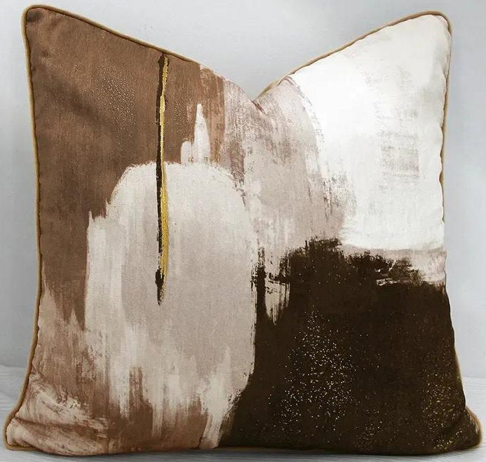 Malini Geneva Rust Cushion