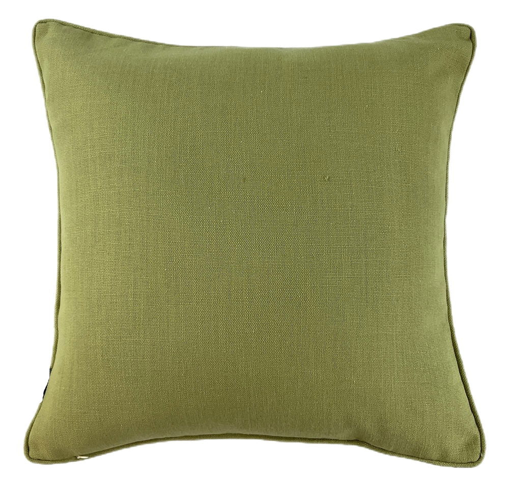 Malini Jigsaw Swampgreen Cushion