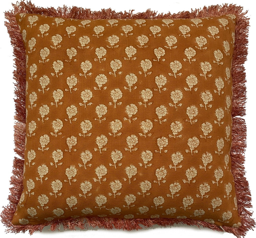 Malini Meher Orange Cushion