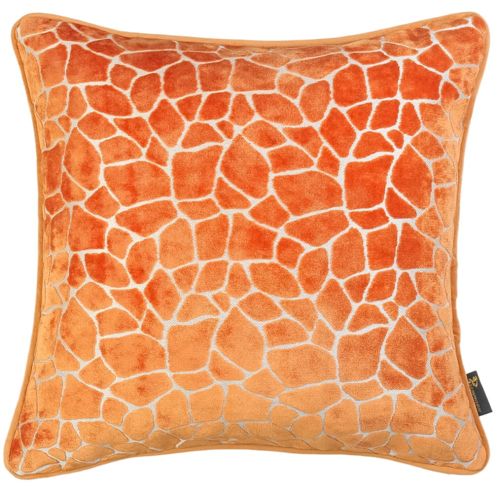 Paul Moneypenny Necking Orange Cushion