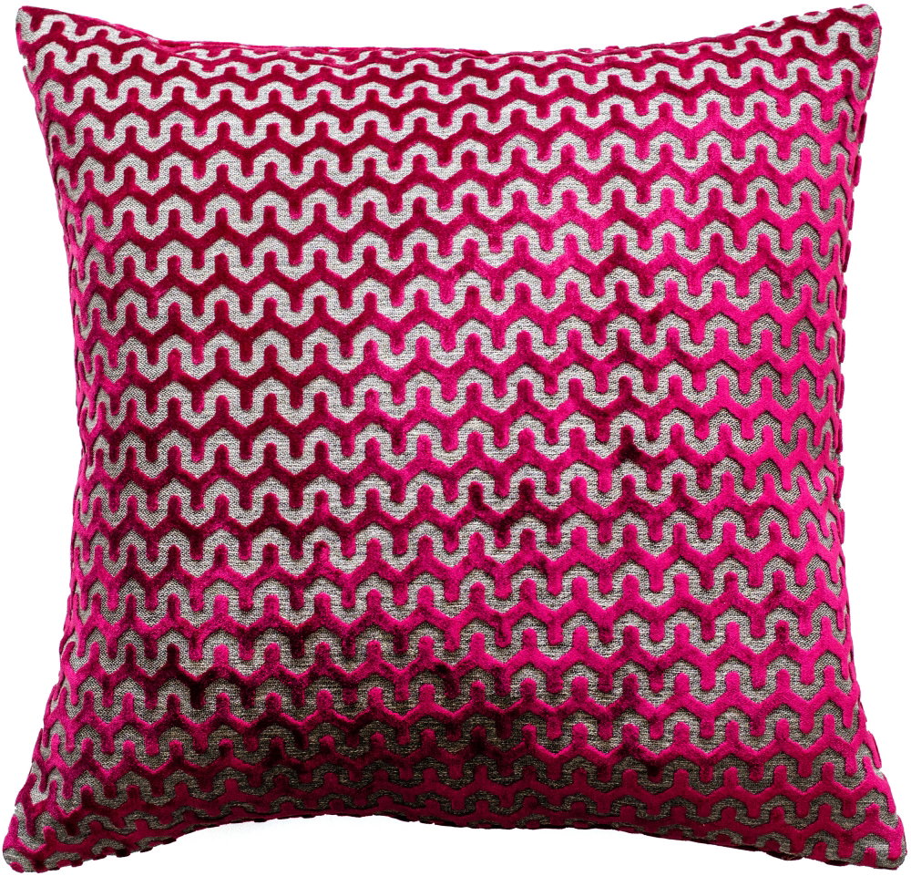 Large Oslo Fuschia Cushion