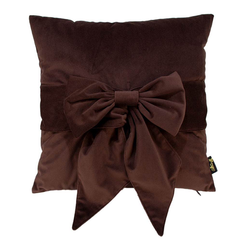 Paul Moneypenny Tiedup Choc Cushion