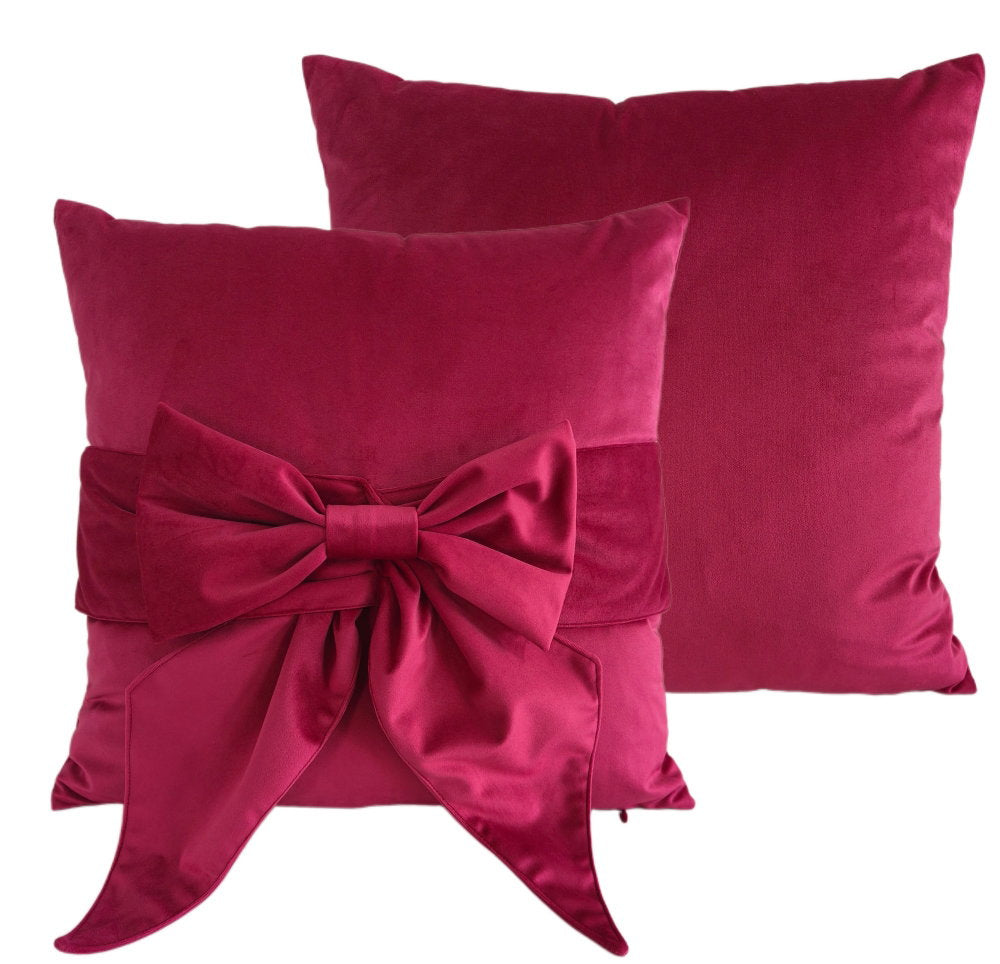 Paul Moneypenny TiedUp Fuschia Cushion