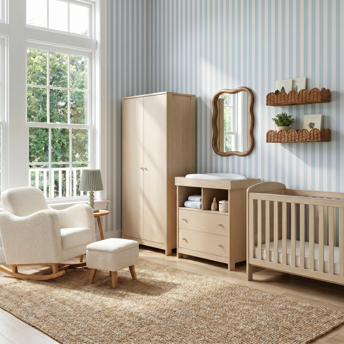 OTI Bedroom Seeker 3 Piece Room Set Nordic House of Isabella UK