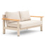 Sicily 2 Seat Sofa - Latte Frame/Latte Cushion