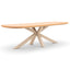 Sicily 8 Seat Rectangular Table - 240 cm - Latte