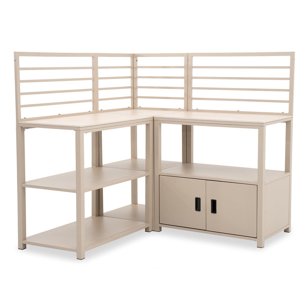 Sicily 3pc Outdoor Kitchen with Sintered Top - Latte