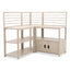 Sicily 3pc Outdoor Kitchen with Sintered Top - Latte
