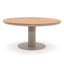 Sicily 160cm Round Table - Latte