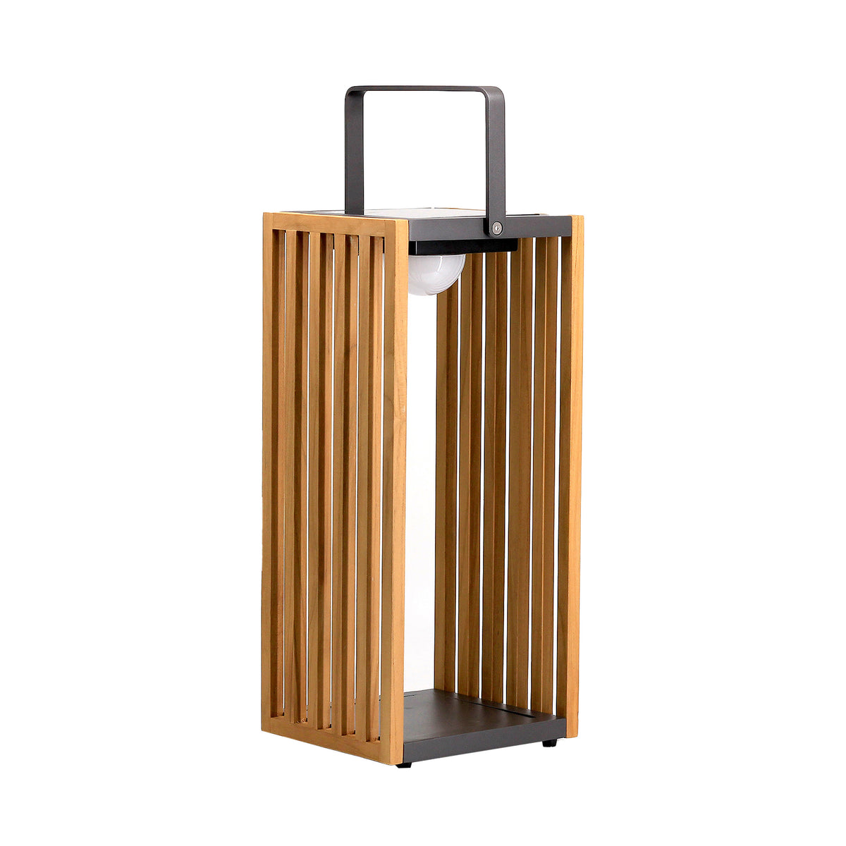 Venus Large Solar Light - Wood / Charcoal