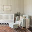 OTI Nursery Soother Nursing Chair and Footstool Sage Boucle House of Isabella UK