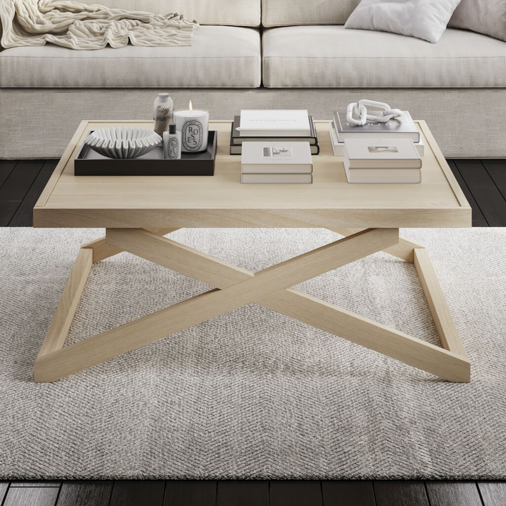 Sage Blonde Large Coffee Table