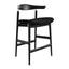 Seine Coal and Black Counter Stool