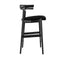 Seine Coal and Black Counter Stool