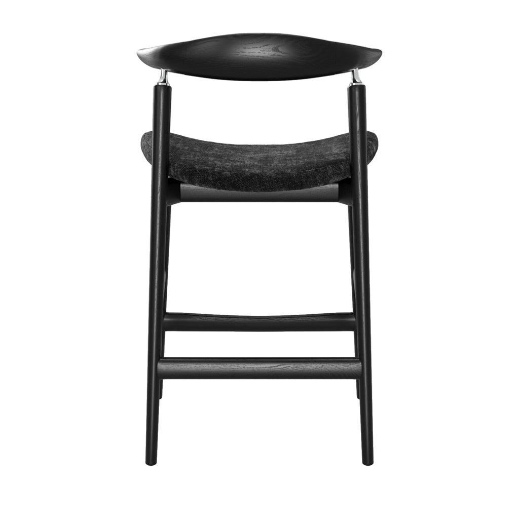 Seine Coal and Black Counter Stool