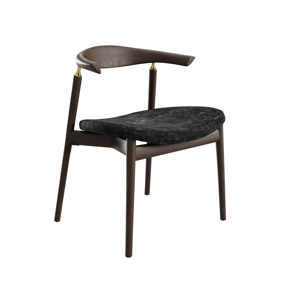 Seine Coal and Chocolate Dining Chair