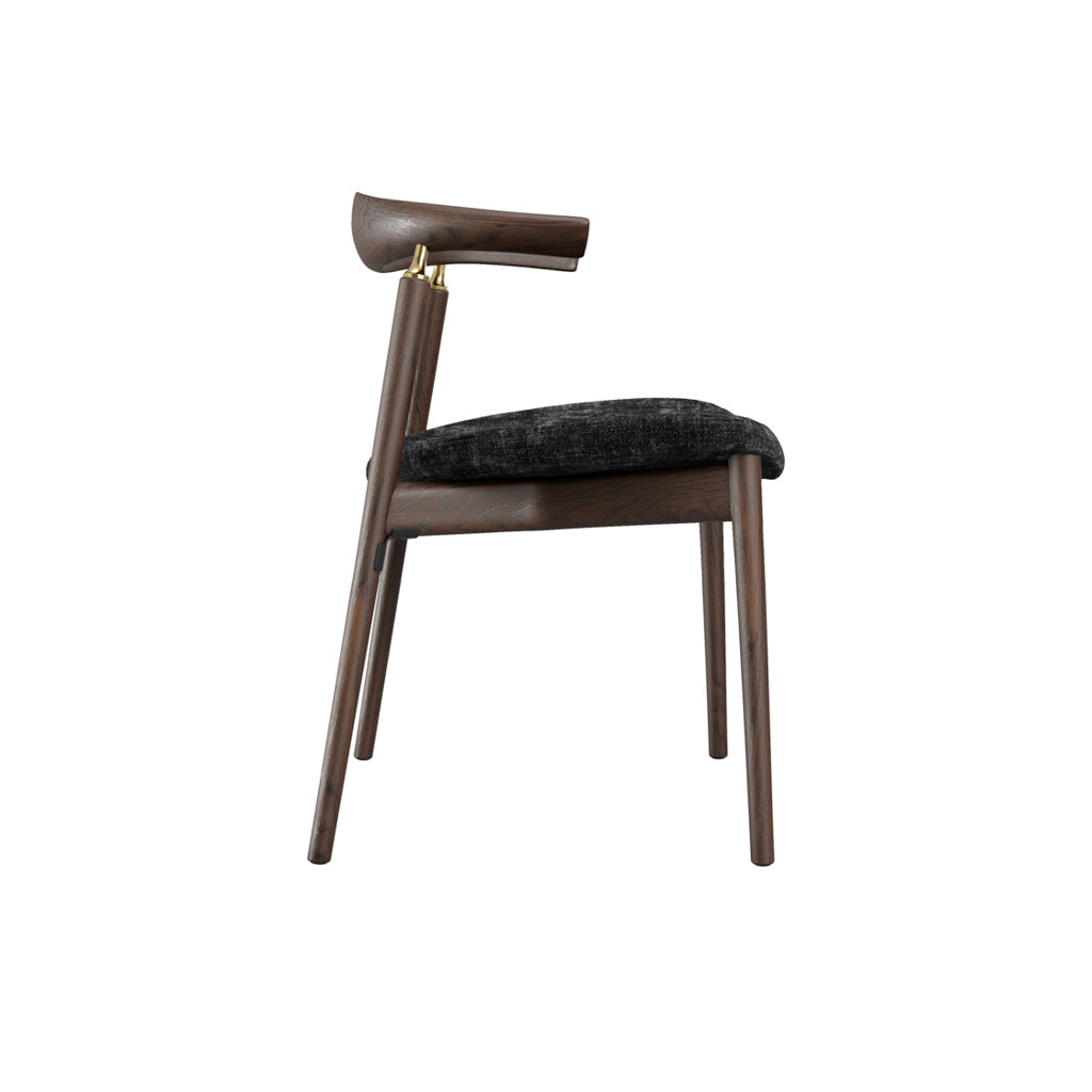 Seine Coal and Chocolate Dining Chair