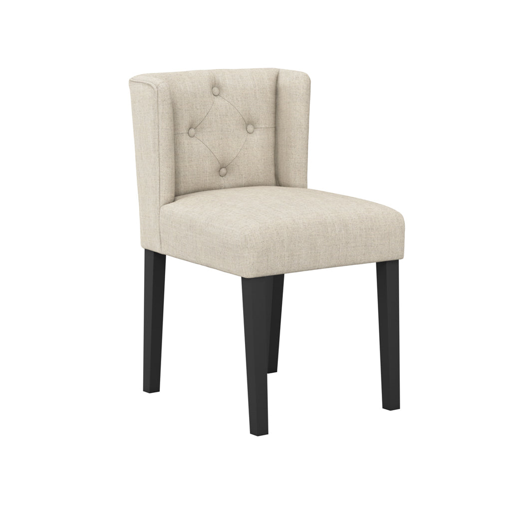 Shay Stone Winged Dining Chair Without Arms