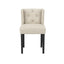 Shay Anthracite Winged Chair with Arms