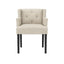 Shay Stone Winged Dining Chair Without Arms