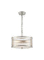 Sloane 3lt Pendant in Polished Nickel