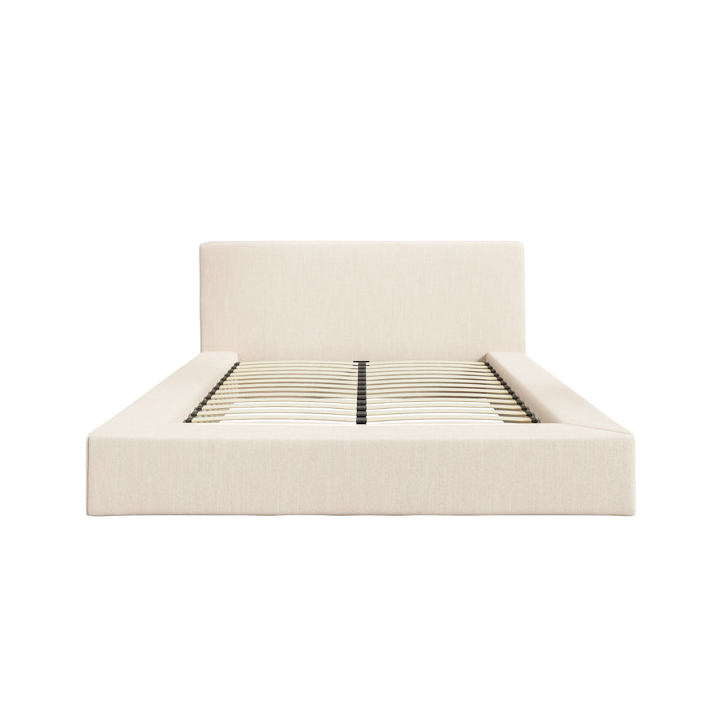Soho White Clay King Bed