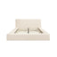 Soho White Clay King Bed
