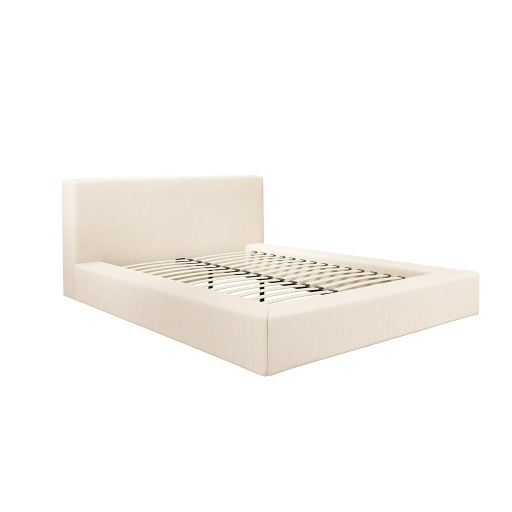 Soho White Clay King Bed