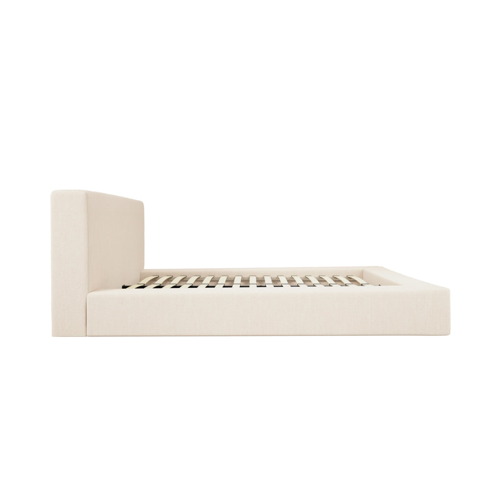 Soho White Clay King Bed