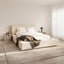 Soho White Clay King Bed