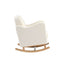 Soother Nursing Chair Off White Boucle