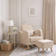 Soother Nursing Chair and Footstool Oat Ted