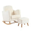 Soother Nursing Chair and Footstool Biscuit Ted