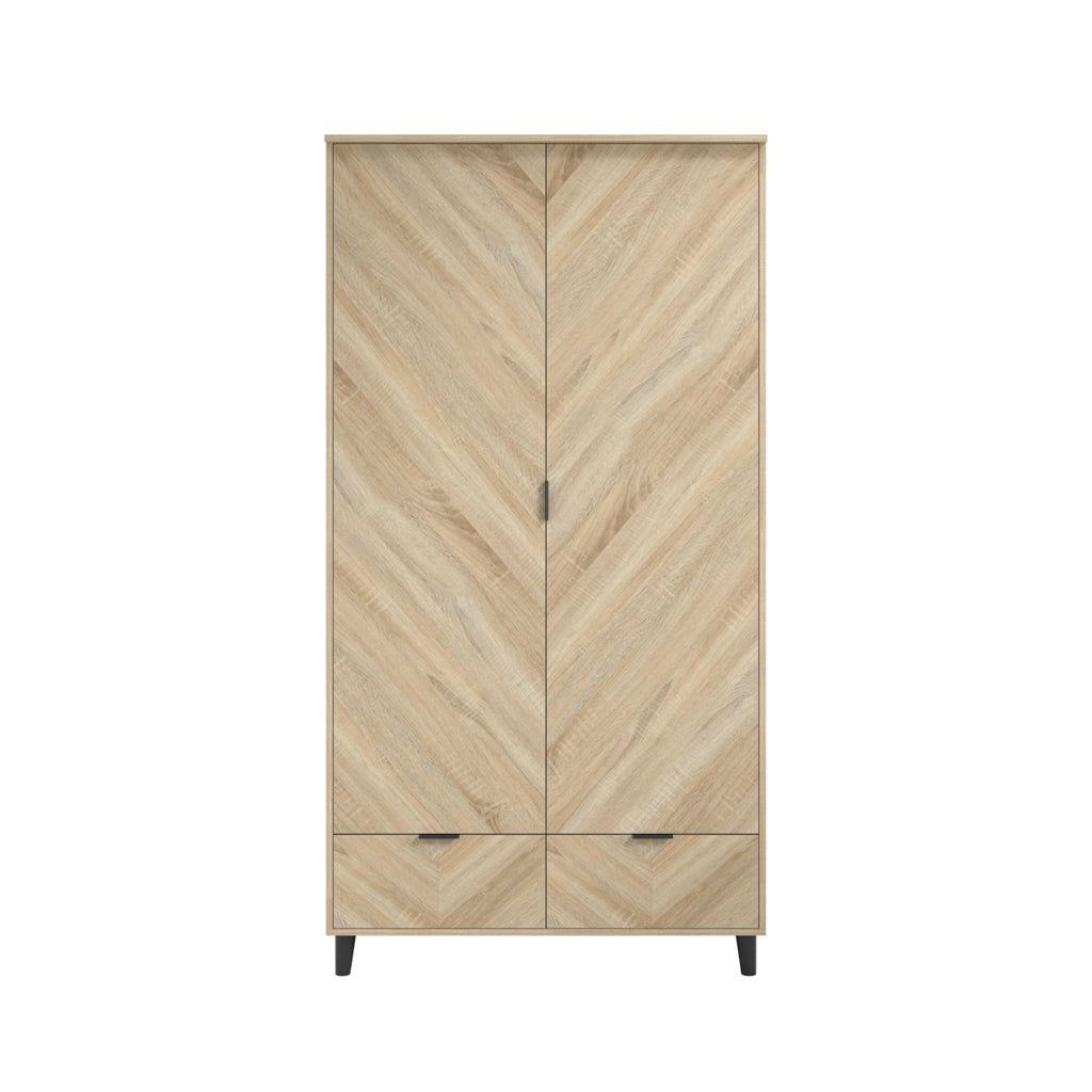 Stockholm Chevron Chest of Drawers