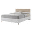 Stockholm Double Bed White-Oak