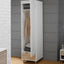 Stockholm White-Oak Single Wardrobe