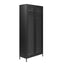 Storm Black 2 Door Wardrobe